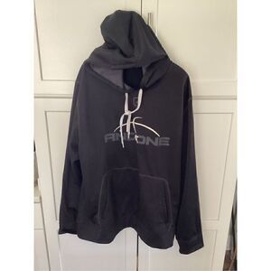 AND1 Black Sz 2XL Hoodie Pullover Basketball Mens Pocket